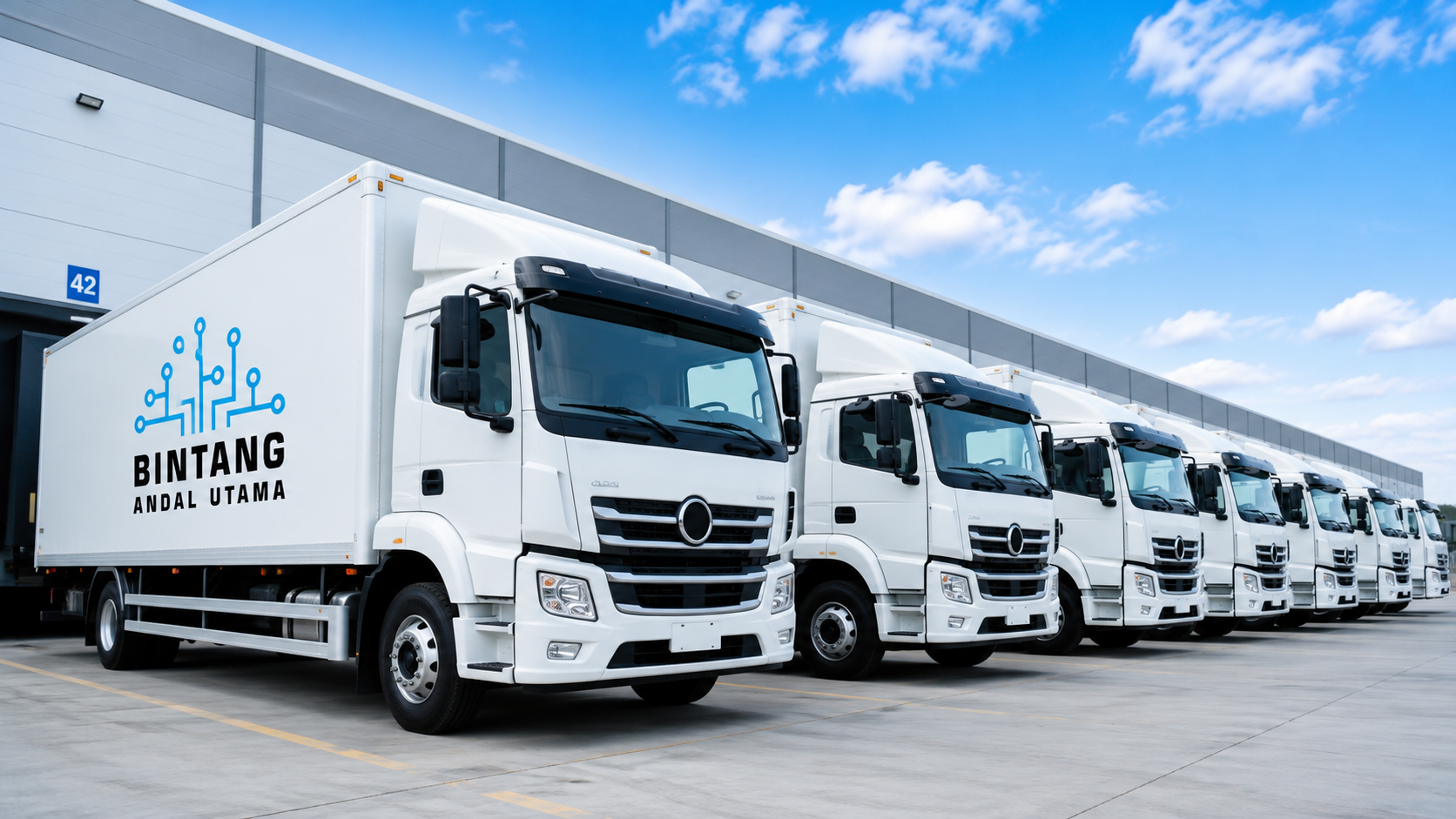 Armada truk distribusi Bintang Andal Utama siap kirim ke seluruh Indonesia