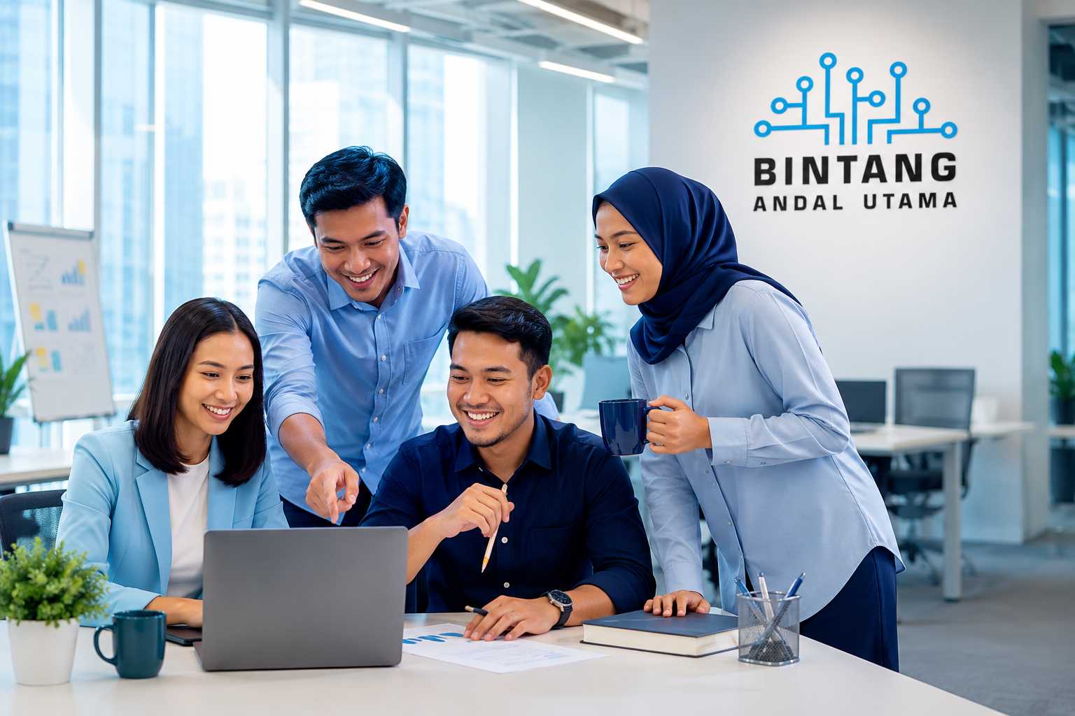 Tim CV Bintang Andal Utama mengelola administrasi pengadaan pupuk