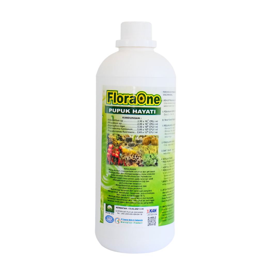Botol FloraOne pupuk hayati cair