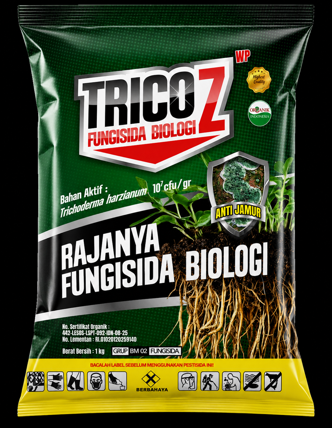 Botol TRICO Z fungisida biologi